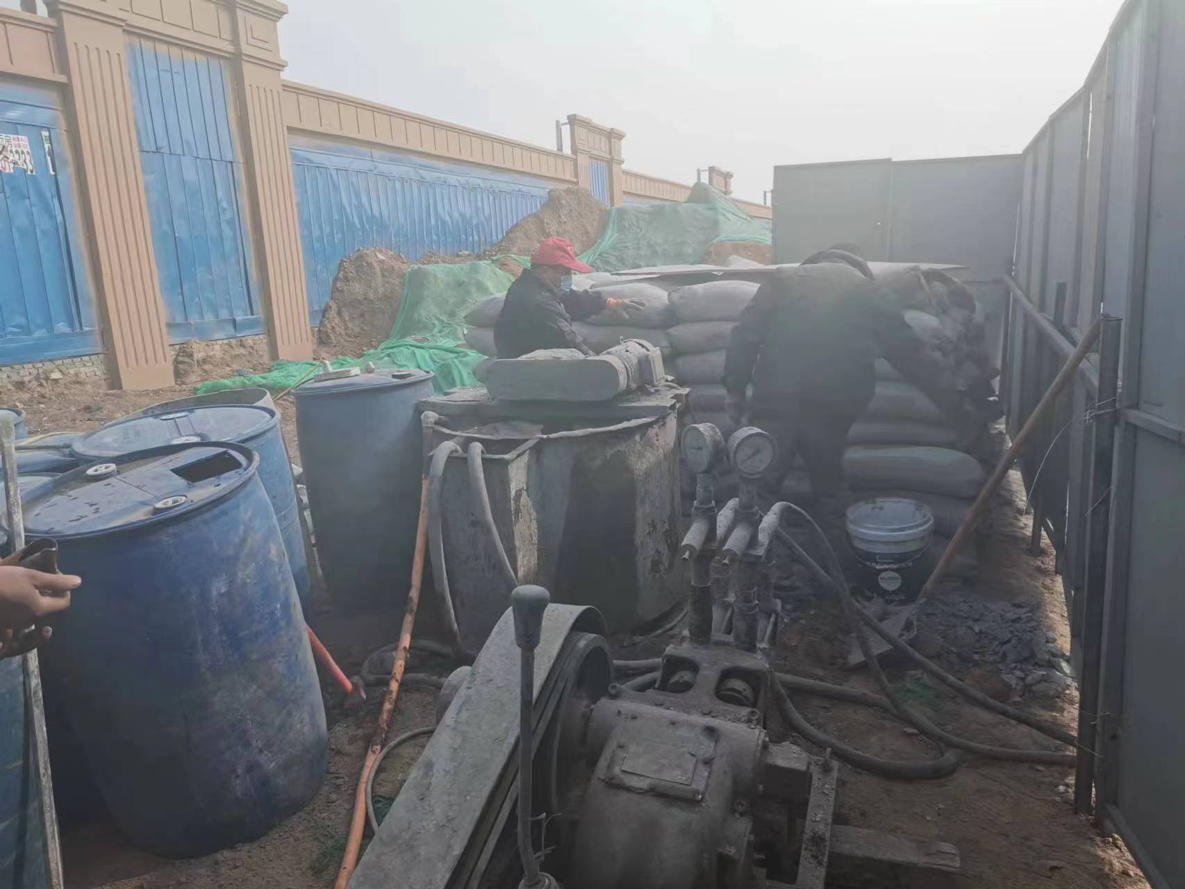 绛县房屋下沉注浆